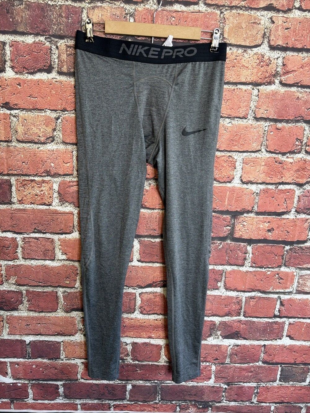 Nike Pro Dri-Fit Tight-Fit Mens Base Layer Tights XL Gray